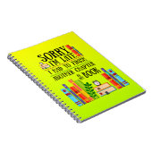 Carnet Désolé I'm Late I Had to Finish My Book (Côté Droit)