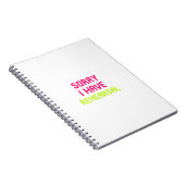 Carnet Désolé j'ai le théâtre musical de répétition (Côté Droit)