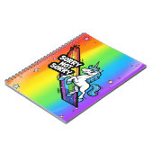 Carnet Désolé pas désolé Licorne (Côté gauche)