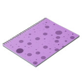 Carnet Désordre de points violets (Côté gauche)