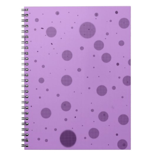 Carnet Désordre de points violets (Devant)