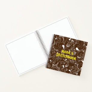 carnet d'esquisses de mandala customisé