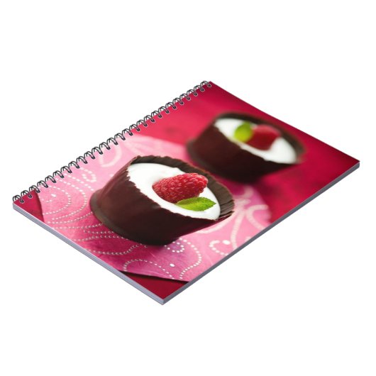 Carnet Dessert blanc de mousse de chocolat (Côté gauche)