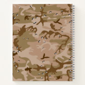 Carnet Dessert Camouflage Avec Cailloux, Militaire, Armée (Dos)