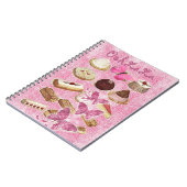 Carnet dessert français de gâteau de biscuits de (Côté gauche)