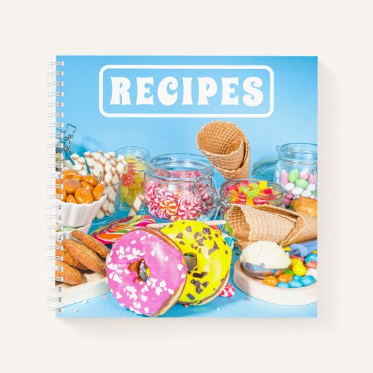 Carnet Desserts Rétro Plaisants (Devant)