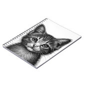 Carnet Dessin adorable de Young Cat (Côté gauche)