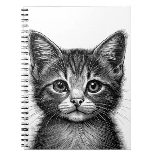 Carnet Dessin adorable de Young Cat
