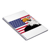 Carnet Dessin américain d'un aigle (Côté Droit)