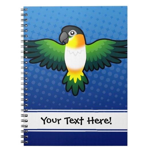 Carnet Dessin animé Caique / Inséparable / Pionus / Perro (Devant)