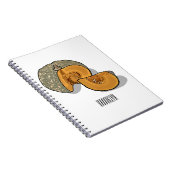 Carnet dessin animé citrouille (Côté Droit)