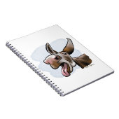 Carnet Dessin animé d'âne drôle et fou (Côté Droit)