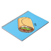 Carnet dessin animé de Burrito (Côté gauche)