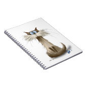 Carnet Dessin animé de chat siamois (Côté Droit)