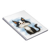 Carnet Dessin animé de chat smoking mignon (Côté Droit)