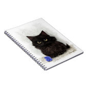 Carnet Dessin animé de chaton noir (Côté Droit)