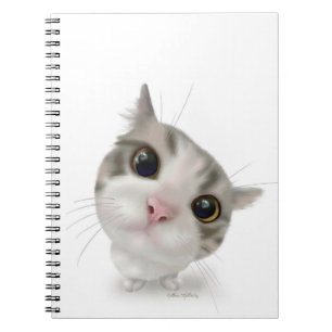 Carnet Dessin animé de chaton tabby mignon