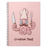 Carnet Dessin animé de chef calamar (Devant)