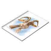 Carnet Dessin animé de chèvre amusant (Côté gauche)