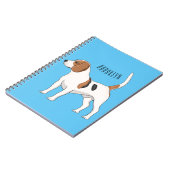 Carnet dessin animé de chien beagle (Côté gauche)