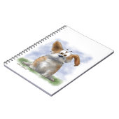 Carnet Dessin animé de Corgi mignon (Côté gauche)