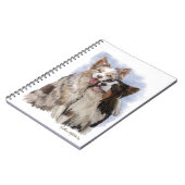 Carnet Dessin animé de deux amis Border Collie (Côté gauche)
