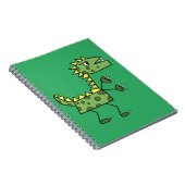 Carnet dessin animé de dinosaure t-rex (Côté Droit)
