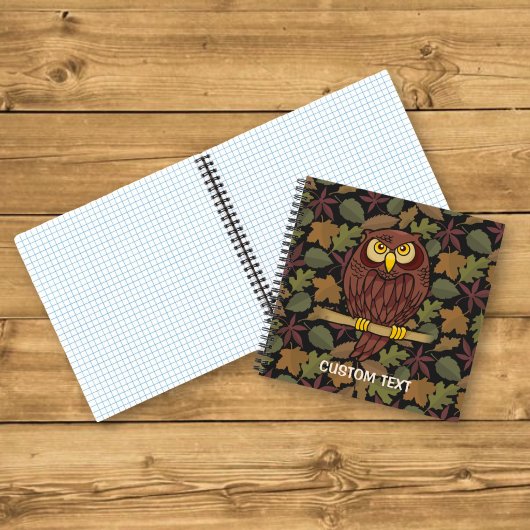 Carnet Dessin animé de hibou
