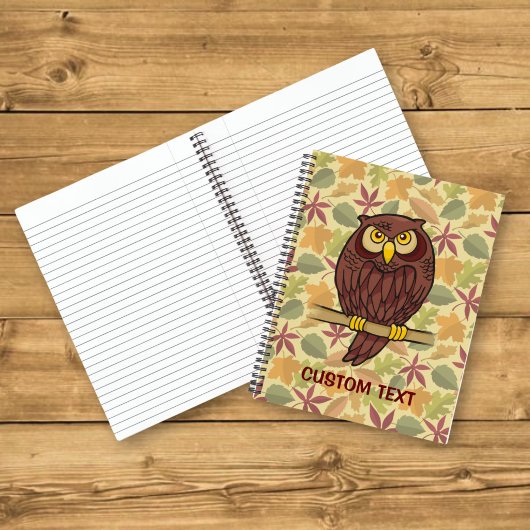 Carnet Dessin animé de hibou