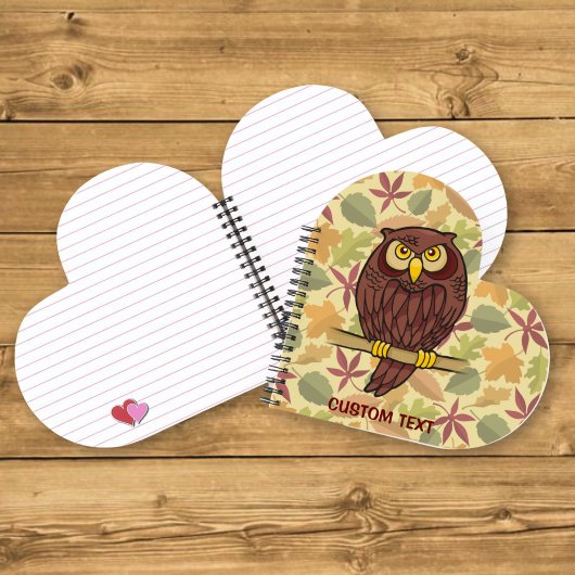 Carnet Dessin animé de hibou