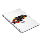 Carnet dessin animé de Kart racing (Côté Droit)