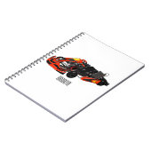 Carnet dessin animé de Kart racing (Côté gauche)