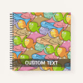 Carnet Dessin animé de poissons (Devant)