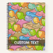 Carnet Dessin animé de poissons (Devant)