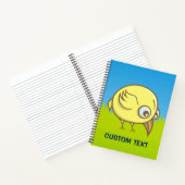 Carnet Dessin animé d'oiseau jaune (Intérieur)