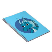 Carnet Dessin animé dragon bleu (Côté Droit)