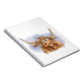 Carnet Dessin animé drôle de vache des Highlands (Côté Droit)