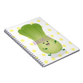 Carnet dessin animé mignon de bok choy (Côté Droit)