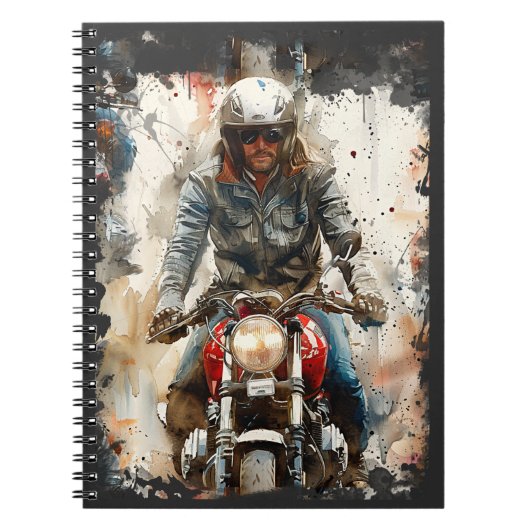 Carnet Dessin aquarelle MotoBikers (Devant)