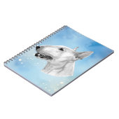 Carnet dessin au crayon Bull Terrier (Côté gauche)
