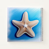 Carnet Dessin au crayon de l'étoile de mer (Dos)