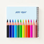 Carnet Dessin aux crayons de couleur (Dos)