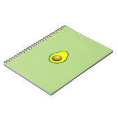 Carnet Dessin Avocado de style vintage (Côté gauche)