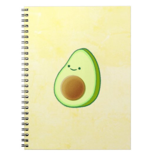 Carnet Dessin Avocado mignon (Devant)