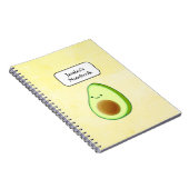 Carnet Dessin Avocado mignon (Côté Droit)