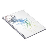 Carnet dessin coloré de méduses (Côté Droit)