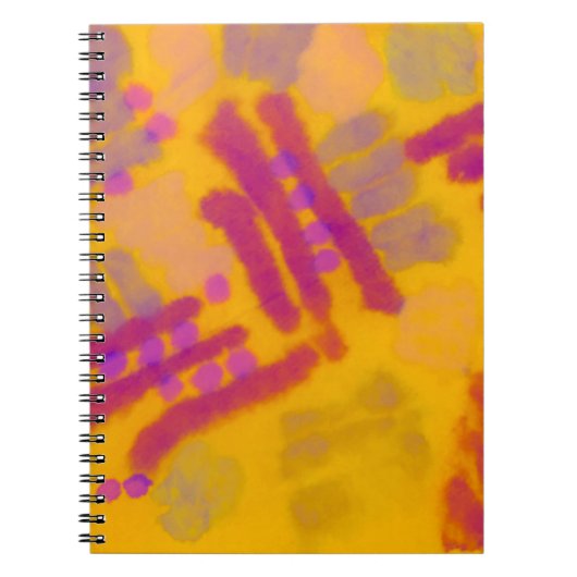 Carnet dessin créatif Abstrait. Arrière - plan couleur au (Devant)