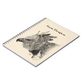 Carnet Dessin d'aigle (Côté gauche)