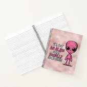Carnet Dessin d'Alien Socialement Gêné (Intérieur)