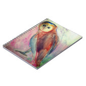 Carnet Dessin d'aquarelle de hibou (Côté gauche)